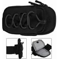 thumbnail image 5 of Motorcycle Front Frame Bag - Waterproof Nylon Battery Cover Storage for Surron & Ultra Bee Electric Dirt Bikes, Ebike Phone & Tool Pouch with Elastic Strap(Black), 5 of 7
