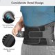 thumbnail image 3 of Cinturón elástico de doble compresión para fitness, malla transpirable, deportivo, soporte de cintura, soporte de fuerza, cinturón de levantamiento de pesas., 3 of 3