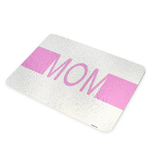 KuzmarK Glass Cutting Board - Mom