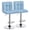 Blue, variant on Sunshen Bar Stools Set of 2, Adjustable PU Leather Swivel Barstools, Modern Counter Stools with Back and Footrest for Bar, Kitchen, Dining Room, Khaki