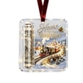thumbnail image 2 of huayou Festive Christmas Home for the Holidays Gift Card Box Ornament, Hanging Gift Card Holder with Train Scene for Xmas Tree Decorations, 2 of 7