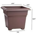 thumbnail image 3 of Root & Vessel Countryside Tub Planter, Brown, 18", 3 of 3