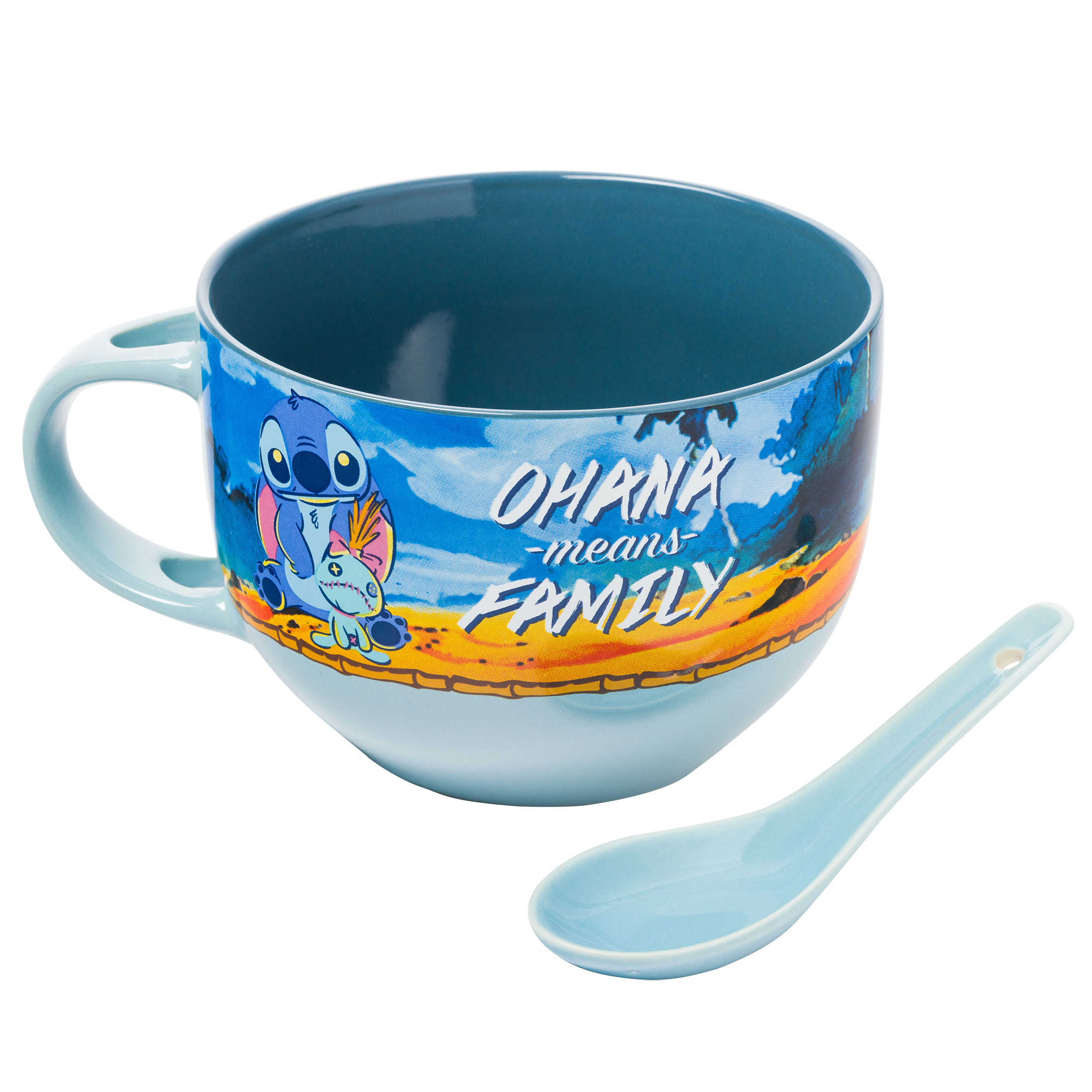 Disney Stitch Ceramic Soup Mug with Pressure Release Lid 24 OZ –  Pit-a-Pats.com