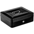 thumbnail image 5 of Caja de efectivo de seguridad KISHNELL con Cerradura 2 Llaves y bandeja 5 compartimientos portátil de metal, 5 of 5