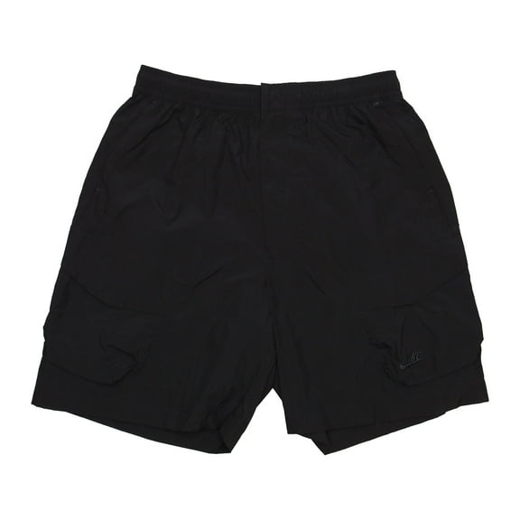 Nike Tech Mens Woven Cargo Utility Shorts (Large, Black)