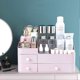 thumbnail image 1 of Makeup Organizer, Large Capacity Desk Organizer with Drawers for Cosmetics, Lipstick, Jewelry, Skin Care, Bedroom and Bathroom Worktops - Large Pink, 1 of 3
