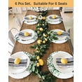 thumbnail image 4 of 15 Inch Round Placemats Set of 4, Sage Green Black Women Non Slip Heat Insulation PP Table Mats, Spring Eucalyptus Leaves Washable Place Mats for Kitchen Dining Party Table Decor, 4 of 7