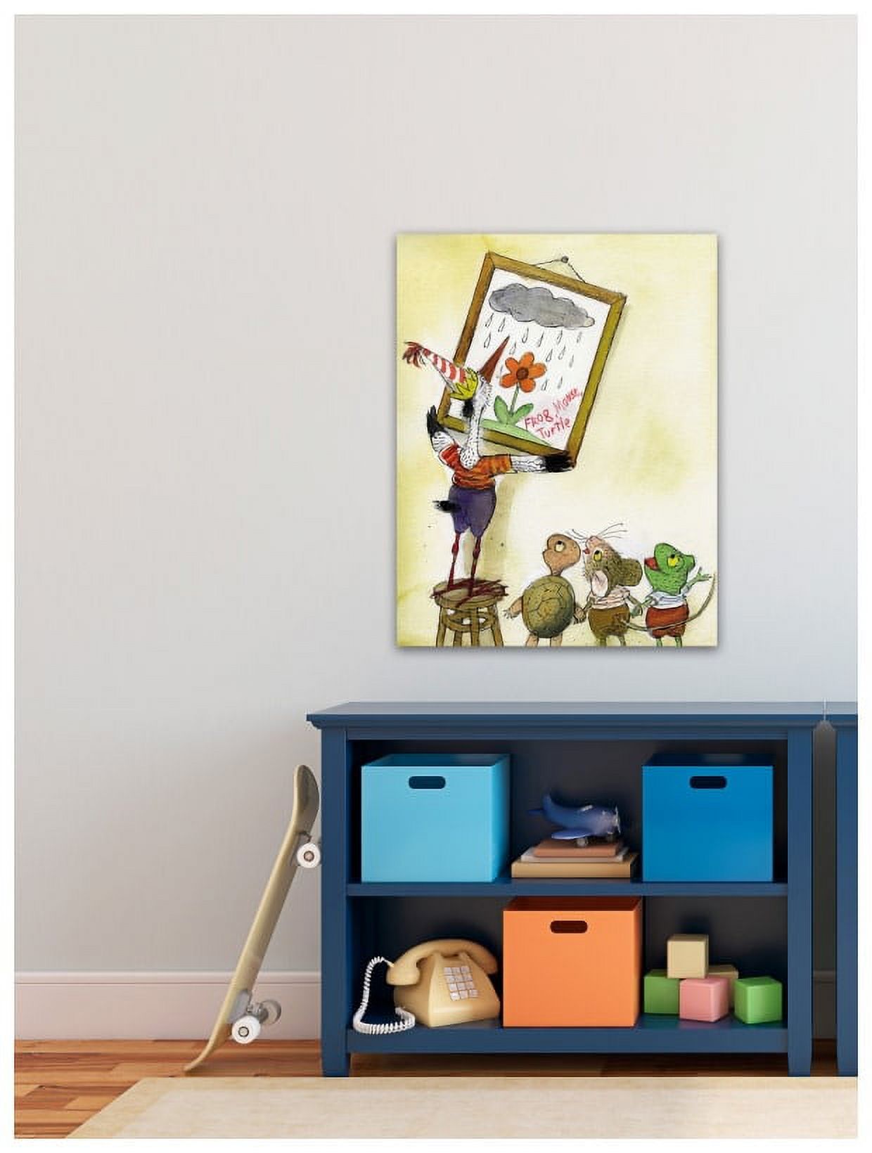 Marmont Hill 'Frog Mouse Turtle' Painting Print on Wrapped Canvas