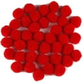 thumbnail image 1 of Touch Of Nature 1" Pom-Poms 40/Pkg-Red, 1 of 1