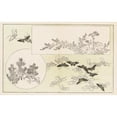 thumbnail image 2 of Rokkaku Shisui 24x17 Gold Ornate Framed and Double Matted Museum Art Print Titled - Shinsen Moyo No Shiori, Pl.03 (1868-1912), 2 of 4