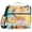 Adorable Capybara Poster, variant on 3 Ring Zipper Binder with Shoulder Strap Waterproof Trapper Keeper 2 Inch D-Ring 500 Sheets Capacity White Wolf and Waterfall Moon