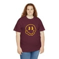thumbnail image 6 of Blurry smiley face graphic t shirt  Unisex Heavy Cotton Tee, 6 of 8