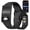 Upgrade-Black, variant on MJSHUN Fitness Tracker Wristband, Smart Bracelet for Men Women, 24/7 Health Monitoring & Sleep Tracker with Stress, SpO2, HbA1c, GPS running tracking,40 Days Battery,170 Sports Modes,Sub-Free 2 Bands