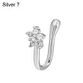 thumbnail image 2 of Jiaroswwei Nose Cuffs Charming Trendy Non Piercing Easy to Wear Women Nose Rings Hoop for Party, 2 of 8