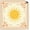 Boho Sunshine, variant on Boho Sunshine Mahjong Mat 31.5 x 31.5 Inch, Abstract Boho Yellow and Orange Sun Non-Slip Noise Reduction Mahjong Table Mat for American Mah Jong Poker Card Board Games Dominoes