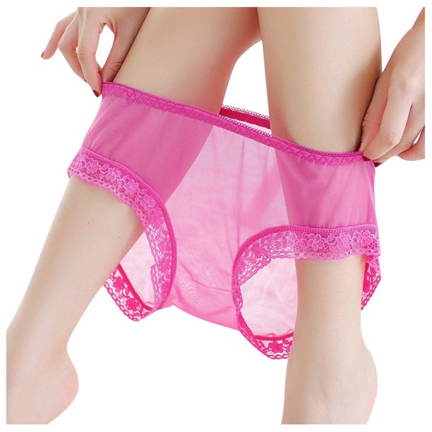 Female Solid Panty Hot Pink Hipsters Briefs 1Pack