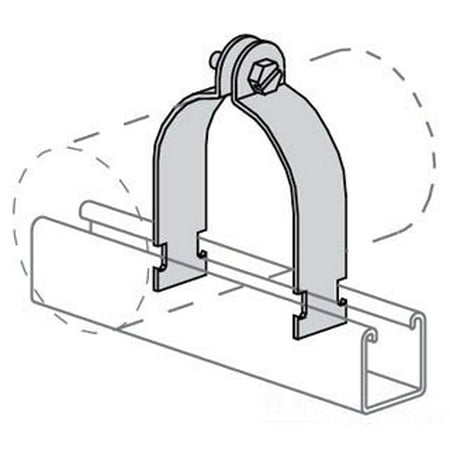 

Power-Strut PS 1100 2 1/2 Channel Pipe/Conduit Clamp Rigid Steel or IMC 1 PC