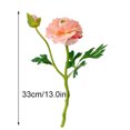 thumbnail image 2 of Yuarrent Ramo de Camelia Artificial de 2 cabezas simulación hogar jardín decoración boda banquete fiesta DIY Decoración Accesorios Flores artificiales champán, 2 of 6