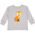 thumbnail image 3 of Inktastic Cute Woodland Animal Fox Boys or Girls Long Sleeve Toddler T-Shirt, 3 of 5