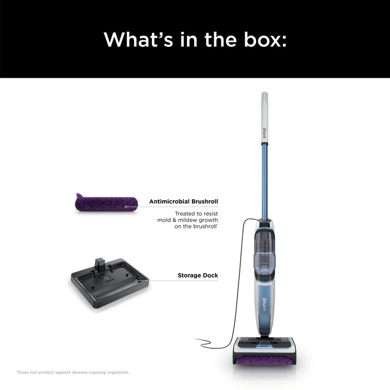 本体と付属品 Basic Mop Steam Shark Shark Floor Hard Sanitizing and Scrubbing All-in-One Scrub & Steam 掃除機・クリーナー