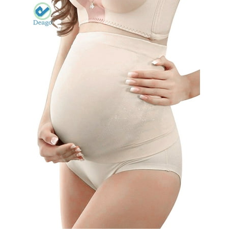 Deago Womens Maternity Belt, Breathable Pregnant Belly Band Back Brace Abdomen Waist Support (M,