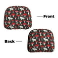 thumbnail image 3 of 2 PCS Car Headrest Cover, Red Mushrooms print Soft Car Seat Head Rest Cover Protector Interior Car Accessories Seat Covers for Cars Truck Auto Only Covers, 3 of 8