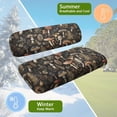thumbnail image 5 of Uorisanigo Aesthetic Mushroom Golf Seat Cushion Soft Comfortable Golf Cart Seat Cushions Front Non-Slip Golf Cart Front Seat Cover for EZGO TXT RXV/Club Car DS Easy to Clean, 5 of 7