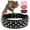 Black, variant on Adjustable Wide Spiked Dog Collar, Mushroom Rivet PU Leather Cat Dog Collars, Durable Spike Studded Pet Collar for Small Medium Large Breed, PitBull Mastiff Bulldog Pugs Husky Rottweiler Black