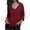 Red, variant on Loopsun Womens Long Sleeve Fall Tops Fashion Solid V Neck Pocket Thin Knit Casual Sweater Shirts