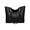 Black, variant on Women’s Work Laptop Two Tone Tote Bag, Waterproof Nylon PU Wide Handle Zipper Office Handbag