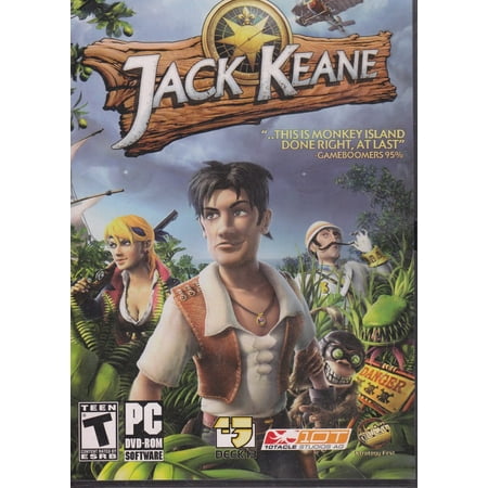 Jack Keane PC DVDRom - Wild, action-packed point & click (Best Point And Click Adventure Games Pc)