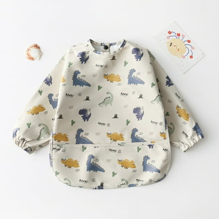 

Danish children‘s waterproof anti-clothing eating bib ultra-soft PU waterproof bib baby complementary overalls anti-dirty feeding