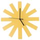 thumbnail image 5 of Reloj de pared Kearding Colgante Decoración de la habitación Accesorios para El Hogar Mano de obra fina Hogar DIY Prop Ahorro Amarillo 2Conjunto, 5 of 6