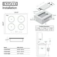 thumbnail image 3 of Empava 24" Electric Stove Induction Cooktop with 4 Power Boost Burners Smooth Surface Vitro Ceramic Glass in Black, 3 of 12