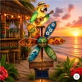 thumbnail image 6 of Solar-Powered Parrot Garden Light Parrot Solar Garden Light Colorful LED Outdoor Lamp Weatherproof Tropical Sculpture for Beach Party Backyard Tiki Bar Home Decoration D, 6 of 6