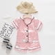 thumbnail image 1 of Conjunto de pijamas para niños, ropa de dormir de Pascua, Top de manga larga con conejo de dibujos animados + traje de pantalón, conjuntos de ropa para niñas pequeñas, 1 of 4
