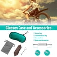 thumbnail image 2 of Funda para gafas de sol Fintie Hard EVA Shell a prueba de golpes, color verde, 2 of 6