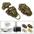 thumbnail image 4 of Pestillo de Pestillo de caja de madera con tornillos Hardware Broche Clip Hebil Cerrojo Bronce Zulema Pestillo de palanca, 4 of 8