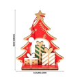 thumbnail image 3 of Eolstice Christmas Wooden Tabletop Ornaments, Festive Wood Centerpiece, Seasonal Xmas Desktop Decor, Home Holiday Party Decoration, Cute Table Accent, 3 of 7