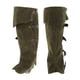 thumbnail image 3 of Fundas para botas de disfraz Yuyangstore accesorios impermeables disfraz parte superior de bota de PU Medieval Verde, 3 of 8