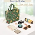 thumbnail image 5 of FORMRS Womens Corduroy Tote Bag Crossbody Shoulder Handbag with Pocket, Yellow Christmas Gingerbread, 5 of 7