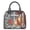 Blue and Red- Cardinal, variant on Hummingbird Floral Printed Satchel Bags for Women, Leather Purses and Handbags Large Capacity Shoulder Bag, Top Handle Satchel Lightweight Crossbody Shoulder Bag for Shopping, Black