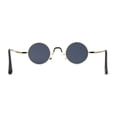 thumbnail image 2 of Retro Stoner Pimp Micro Round Circle Pop Color Lens Sunglasses Gold Black, 2 of 4