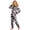 a39-Pink, variant on KPOPLK Toddler Girls Kids Pajama Sets 24M-8Y Snug fit Long-Sleeve Softness Sleepwear Pjs 2pcs Jammies,Size 6-7 Years