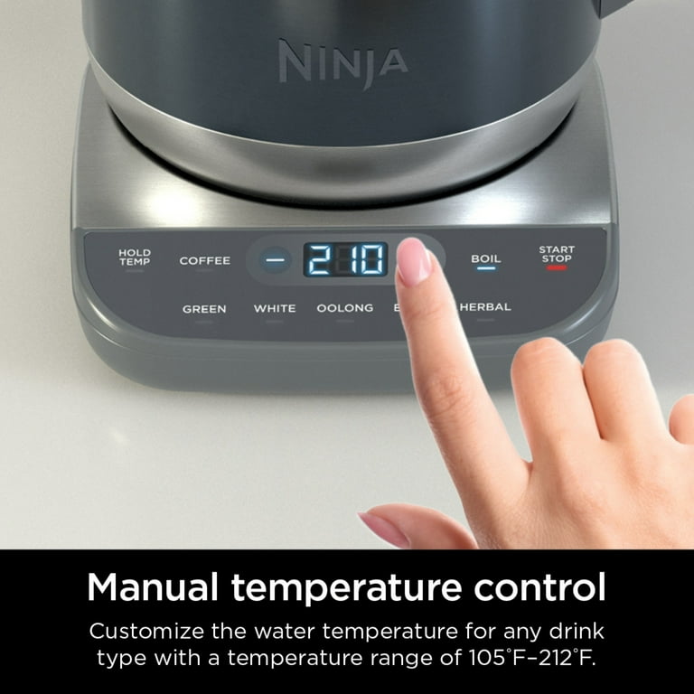 Ninja Precision Temperature Electric Kettle with 7 Presets and