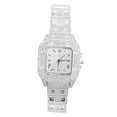 thumbnail image 1 of Reloj De Cuarzo Con Diamantes De Imitación Para Mujer Con Diseño De Moda, Hora Precisa, Perfecto Para Escenas De Negocios Y Rendimiento Duradero, Ideal Para La Vida Diaria, 1 of 7