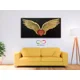 thumbnail image 5 of Cuadro Decorativo En Canvas Alas Doradas Con Corazon, 5 of 5