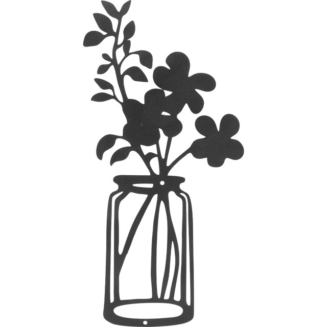 Bestonzon Metal Wall Art Exquisite Metal Flower Wall Decor Decorative