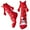 A, variant on Luxalzxs Christmas Holding Hands Socks Magnetic Hand in Hand Socks Red Cotton Christmas Socks Funny Xmas Gifts