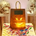 thumbnail image 5 of Wzzjkit Halloween Treat Bags - 2 PCS Halloween Party Favors Candy Bags with Lights, Halloween Goodie Bags for Kids - Mini Paper Gift Basket - Halloween Decorations Party Supplies, 5 of 7